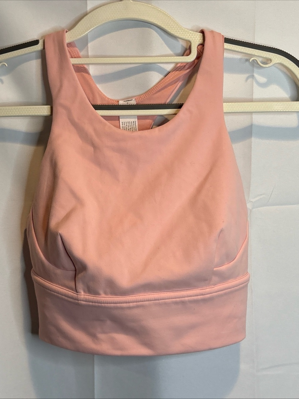 lululemon athletica Blush Pink High-Neck Crop Sports Bra